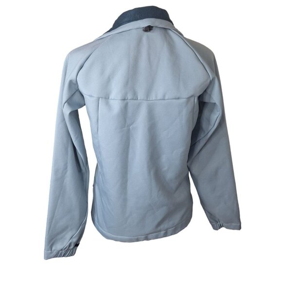 Columbia Interchange Jacket Womens Small Blue Pockets Full Zip Fleece Lined - Picture 3 of 8